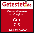 amazon.de erhält im Test die Note Gut (1,8)