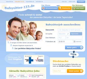 Startseite Babysitter-123.de