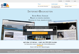 Internetbaukasten Startseite