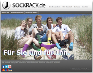 Sockrack Startseite