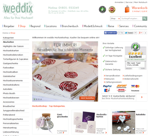 Weddix Startseite
