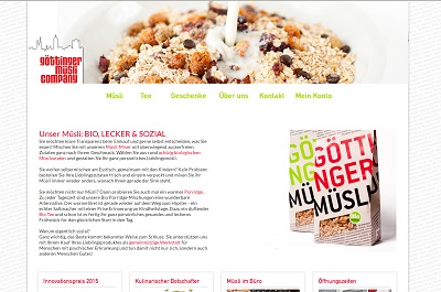 Goettinger-muesli-company.de Startseite